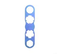 Clé à pédale en alliage conçue pour les pédales Look for KEO, avec un design ergonomique et un usinage CNC pour le démontage des pédales (violet bleu)