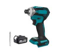 Clé À Percussion Électrique Sans Fil 588nm, Tournevis 5 Vitesses, Outil 1/4 "avec 3 Lumière LED For Batterie Travailler Efficacement(One 5.0BAT Plastic)