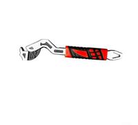 Clé à pipe autobloquante réglable de 15,2 à 30,5 cm avec poignée ergonomique et alliage d'acier au chrome vanadium trempé pour une longue durée de vie (15,2 cm)