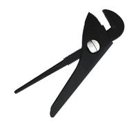 Clé à pipe | Clé de plombier réglable en carbone de 17,8 à 30,5 cm, outil de réparation antidérapant pour joints de chauffe-eau, construction, évier, salle de bain, toilettes, plombier agricole