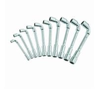 Stanley Clé à pipe débouchée 1-17-386 6x12 pans 8 à 24 mm – Jeu de 16 clés