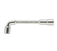KS Tools - 517.0418 - Clé à pipe débouchée - 18 mm - 6 pans - Finition chromée - Chrome vanadium