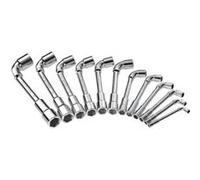 Clé à pipe débouchée forgée Facom 75.J12PB 12 pans x 6 pans métriques ø 20 mm, 12 pièces