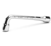 Stanley Clé à pipe débouchée Barritos 12 mm 6 x 12 pans Acier chrome vanadium Finition chrome mat