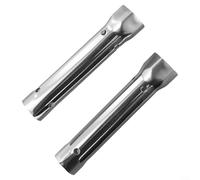 Clé à pipe en acier inoxydable pour installation de robinet, 2 outils pour vannes d'arrêt étanches et crépines