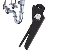 Clé à pipe réglable - Outils de plomberie - Pince multi-usages pour écrous, joints, robinet, chauffe-eau, évier, cuisine, maison, garage, toilettes, construction agricole