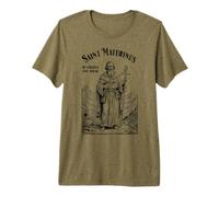 Clé à Pipe Vintage pour Plombier Patron Saint Maturinus T-Shirt Haut de Gamme