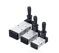 Clé à poignée manuelle interrupteur de Valve d'air 4H210-08 4H310-10 4H410-15 commande pneumatique 2 positions 5 ports traction d'inversion 1/4 ''1 pièces(4H310-10,With 4mm fitting)
