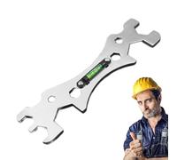 Clé à pommeau de douche - Outils à main n acier réglable | Outil de plomberie facile à utiliser, multifonction en acier inoxydable pour valves d'angle, tuyaux, tuyaux de douche, douches