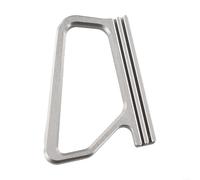 Clé à rayon plat en alliage d'aluminium pour roues à lames de 0,8 à 1,3 mm, outil de réparation de jantes de vélo CNC avec encoche approfondie de 78 mm et poignée ergonomique pour l'entretien du vélo