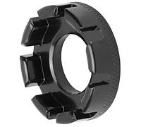 Clé à Rayons de Vélo, clé à Rayons à 8 Voies, clé de Mamelon de Rayon de Vélo, clé de Vélo, clé à Pédale, Jantes, clé de Réglage, Outil de Réparation (Black)