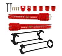 Clé à robinet Outil d'installation de plomberie | Kit de clés multifonctions pour plomberie, douche, baignoire, lavabo, évier, tuyau d'eau