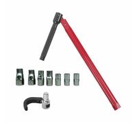 Clé à robinet réglable avec 7 écrous interchangeables de 8 mm-17 mm pour la maison, le bain, le lavabo, la cuisine, les robinets d'évier