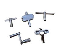 Clé à tambour professionnelle pour tambour pour un accordage efficace en forme de T Tunner Pivote Tuning Artisanat fin