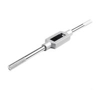 Clé à tarauder réglable pour tarauds M6-M20, manche d'alésoir de 6,35 mm à 1,9 cm, outil de taraudage en métal avec poignée droite pour utilisation d'outils à main, longueur de 32 cm