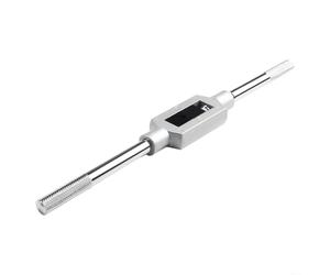 Clé à tarauder réglable pour tarauds M6-M20, manche d'alésoir de 6,35 mm à 1,9 cm, outil de taraudage en métal avec poignée droite pour utilisation d'outils à main, longueur de 32 cm