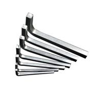 Clé à tête carrée en forme de L à 4 points en acier au chrome vanadium pour vis carrées de 3 à 10 mm, ensemble d'outils à main professionnels (5 mm)