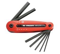 Clé à tête sphérique Facom 6 pans - Dimensions 2,5 à 10mm