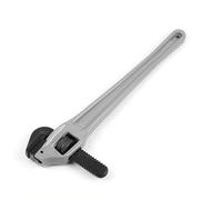 Clé à tuyau décalée réglable, outil de plomberie professionnel robuste avec mâchoire à crochet flottant Cr Mo en alliage d'aluminium, poignée à poutre en I pour les monteurs de (45,7 cm / 18 pouces)