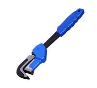 Clé à tuyau en aluminium - Clé de plombier - Clé à étau réglable à mâchoire en V de 35,6 cm, clé à tuyau décalée, petite clé à tuyau robuste