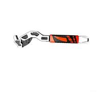 Clé à tuyau réglable autobloquante avec ressort de verrouillage automatique intégré et poignée ergonomique, pour réparations et entretien de plomberie (30,5 cm)