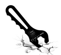 Clé à tuyau réglable | Clé à outils en aluminium e raccord de tuyau réglable, prise ferme pour embouts d'adaptateurs