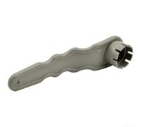 Clé à valve d'air en spirale pour valves d'air de bateau gonflable, y compris pour kayak et modèles (huit dents grises)