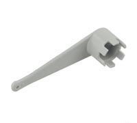 Clé à valve d'air gonflable en PVC, 12 x 3 cm, clé à valve de sécurité à 6 rainures, retrait et installation simples, légère et fiable, pour canoë, radeau de canoë, bateau pneumatique (gris)