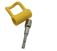 Clé à vanne d'angle pour espaces restreints - Outil de plomberie compact 20 mm/25 mm avec tige de connexion compatible avec perceuse, noyau en acier à haute teneur en carbone et pour plaque (A)