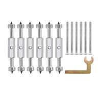 Clé à vis de réparation de Cassette, 6 pièces, douille de commutateur, Support de vis, tige de commutation murale, boîte de commutation secrète 40JE