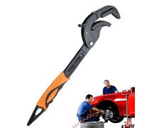 Clé à vis pour pommeau de douche,Fer à briser étanche avec étau rétractable | Avec queue pointue Outil de tuyau sûr - Pour écrous, salle de bain, garage, réparation automobile, chantier, moto