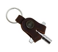 Clé Accordage + Porte Clé Cuir - Mahogany