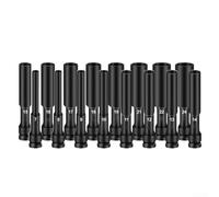 daptateur de douille 1/2" pour douilles hexagonales de 8 mm à 24 mm, compatible avec les outils électriques pneumatiques et pneumatiques à cliquet (12 mm)