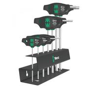 Wera Jeu de tournevis 454/7 HF Hex-Plus – Manche en T, fonction de retenue, 7 pièces