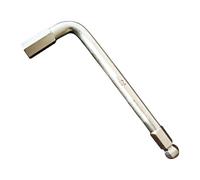 Clé Allen boule 10 mm Ti, haute résistance, design ergonomique, idéale pour les travaux dans les espaces restreints et l'entretien des vélos.