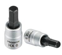 Cle allen - cle a 6 pans - cle male hexagonale Proxxon - 23744 - 22 - Vaso 1/4"+ punta allen 2,0 mm