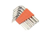 llen llen en forme de L, jeu clés hexagonales, boule plate, têtes étoile Torx, Double extrémité(Flat Head 8pcs S)
