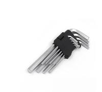 llen, Jeu de clés Allen en forme L, 9 pièces, extrémité sphérique Torx hexagonale, métrique assorties for meubles, vélo bricolage(Long-ball End)