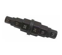 Clé Allen Satra pour écrous d'axe de moto en 12, 14, 17, 19, 22 et 24 mm