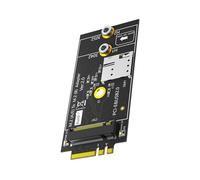 Clé B vers A+E Carte Adaptateur Carte Avec Fente Pour Carte 3G LTE Module USB2.0 PCIE B-Key 3042 3052 Convertisseurs