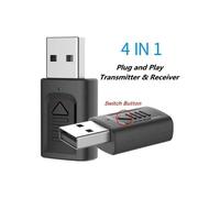 luetooth - USB M135 - Adaptateur 4 en 1 - Bluetooth 5.0 - Récepteur/Émetteur - Sans fil