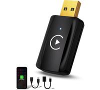 Clé Carplay Sans Fil U2C-Air 3.0, Mini Adaptateur Carplay Sans Fil Pour Voitures Avec Carplay Convertir Carplay Filaire En Sans Fil, 5Ghz Wifi Usb C/A, Noir[YIN4184275]