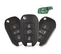 Clé Compatible pour Peugeot pour Citroën pour Opel pour Toyota après 2016 - ID4A - NCF296xM - Liste des Modèles compatibles ci Dessous. (Portes)