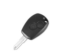 Clé Compatible Renault Megane Laguna Scenic Espace Trafic Modus Clio Kangoo Twingo - Plip clé télécommande 2 Boutons Lame avec Rainure Modèle avec Emplacement Pile Phonillico®