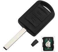 Clé complète avec électronique à Programmer PLIP Compatible avec Opel Agila Meriva Astra Corsa C Combo Van Tigra Vectra Coque TELECOMMANDE Vierge ProPlip