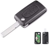 Clé complète avec électronique à Programmer pour C1 C2 C3 C4 C5 C6 C8 Xsara Picasso 207 208 307 308 407 807 3008 5008 3 Boutons Coffre CE0523 Télécommande @Pro-Plip