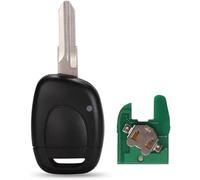 Clé complète avec électronique à Programmer pour Renault Master Kangoo Clio 2 Twingo 433mhz 7946 Coque Télécommande Vierge 1 Bouton VAC102 @ProPlip
