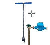 Clé Compteur Eau,Clé Multifonction pour Vannes | à Robinet de Jardin,pour Jardin Camping Maison Arrière-cour Extérieur Construction Arrosage