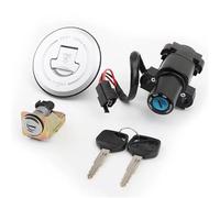 Clé Contacteur D'allumage Compatible Avec CBR250R Pour CBR300R Ensemble De Clés De Verrouillage De Commutateur Démarrage D'allumage Ensemble Commutateur D'allumage OEM 35010-KYJ-900 35010-KYJ-901