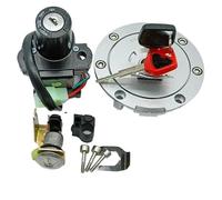 Clé Contacteur D'allumage Compatible Avec CBR600 F4 Pour CBR600 F4I 2001-2006 Barillet Verrouillage D'allumage Interrupteur Démarrage Serrure D'interrupteur Démarrage D'allumage OEM:35010-MBW-A11